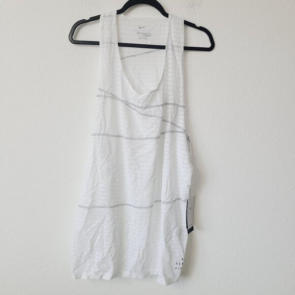 Nike Dri-Fit Run Division Pinnacle Tank DQ4774-100 Size XXL White - Picture 1 of 5